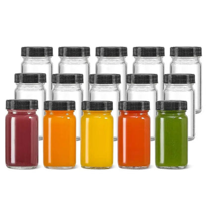 Set of 6 Ginger Shot Glass Bottles