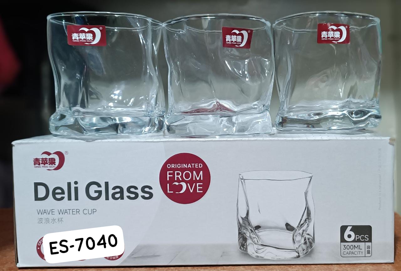 300ml Distorted Whisky Glass
