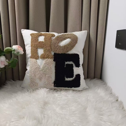 Tufted Boho Vintage Cotton Pillow Cover