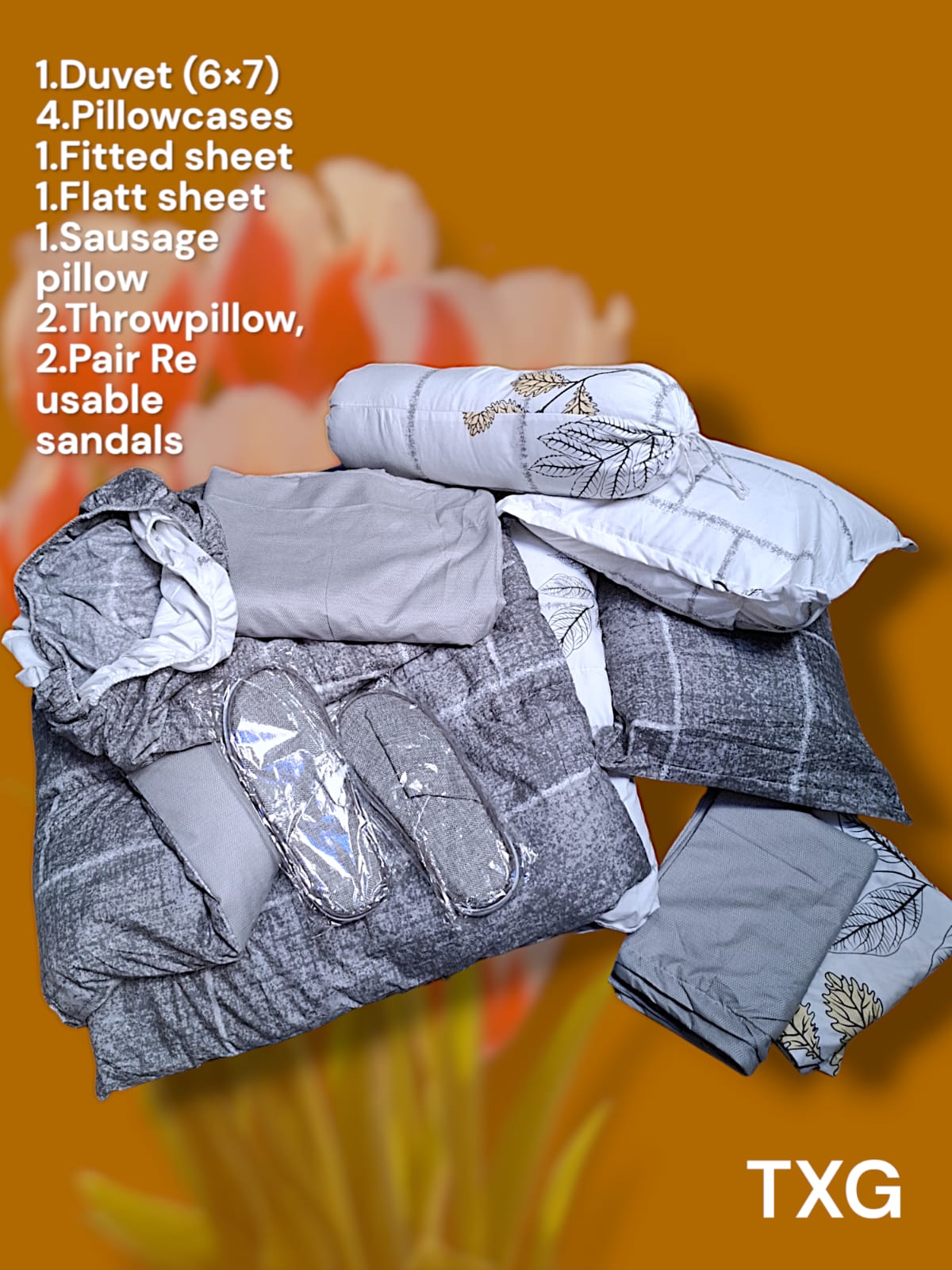 12-Piece Heavy Cotton Duvet Set – 6x7ft