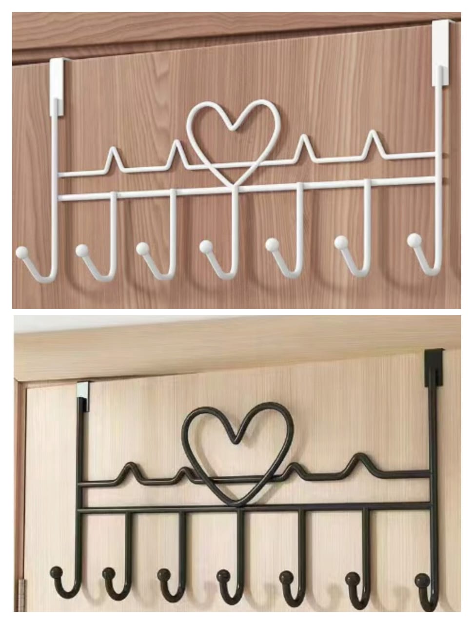 Over-the-Door Hanger with 7 Hooks