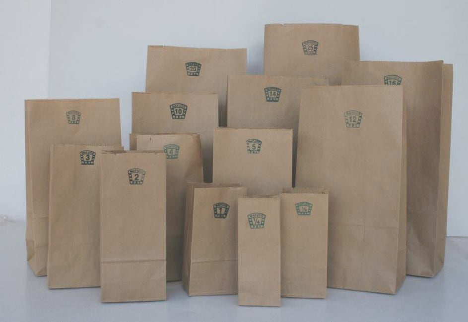 Brown Packaging Khaki Paper Bags – 100 pcs