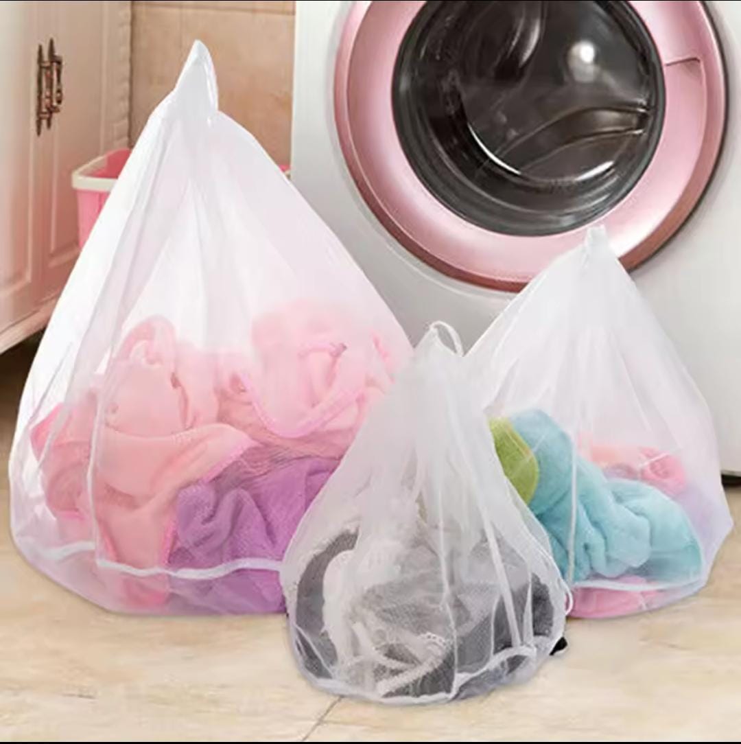 3-Piece Assorted Large Size Laundry Bags – Mixed Sizes