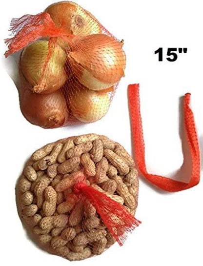 Reusable Vegetable Fruit Packing Nylon Mesh Net Bag – 100 Pcs