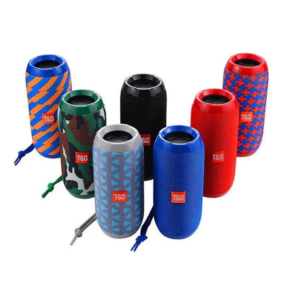 Portable Bluetooth Wireless Speaker – Deep Bass, Rechargeable & Waterproof Design