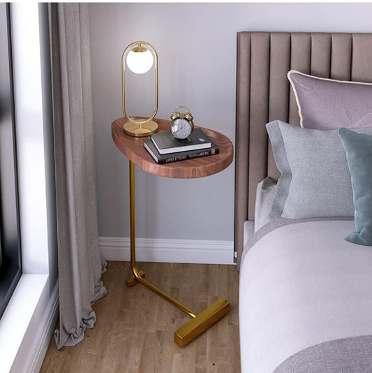 Simple C-Shaped Side Table – Multipurpose Use
