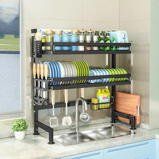 2-Layer Over-the-Sink Dish Drainer