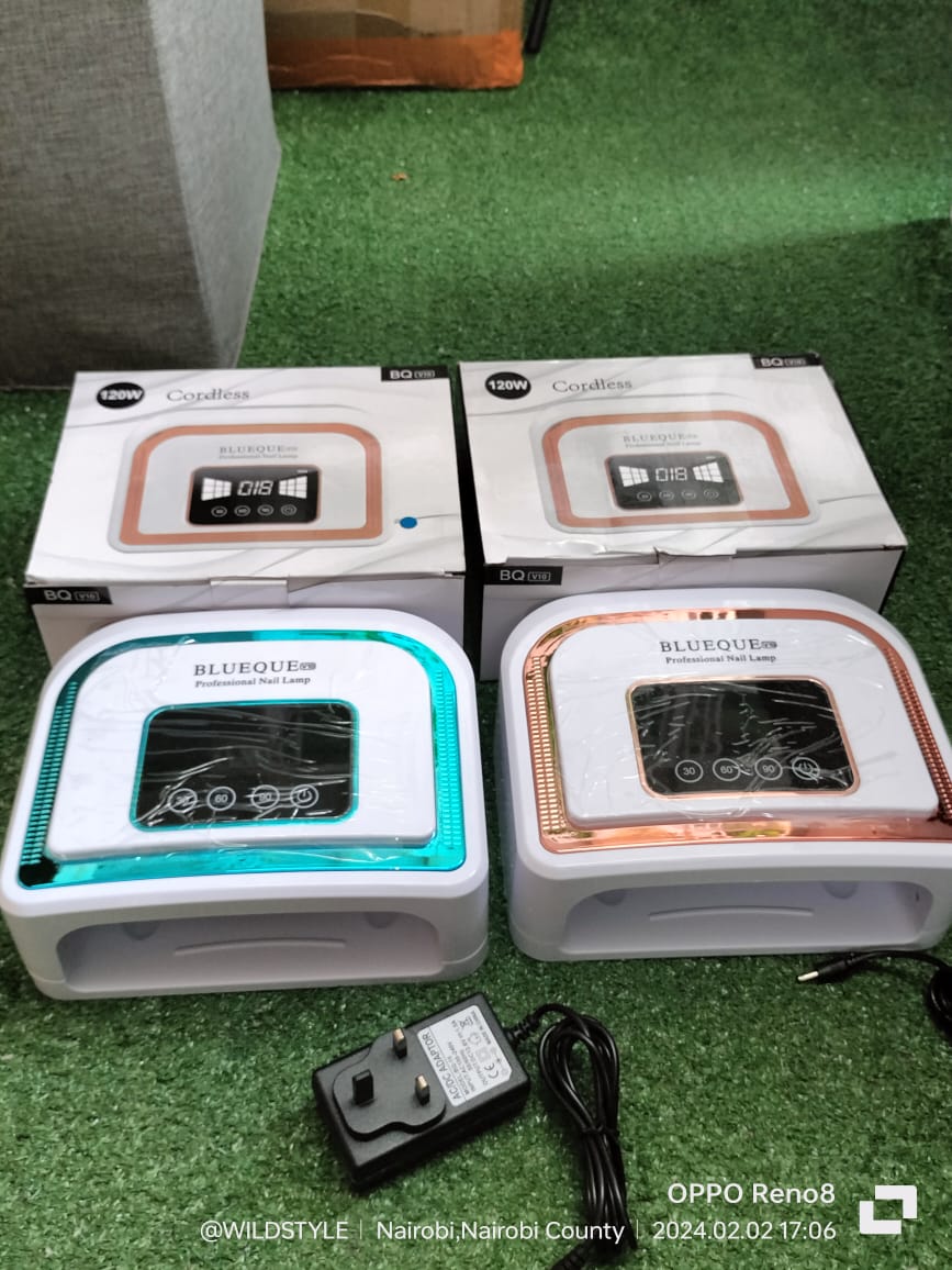 Rechargeable UV LED nail dryer