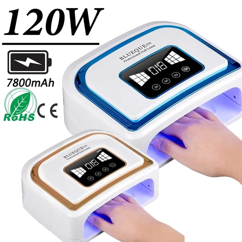 Rechargeable UV LED nail dryer