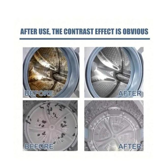 Washing Machine Antibacterial Cleaning Tablets – Powerful Decontamination, 12pcs Set, Suitable for All Washing Machines