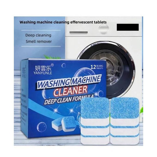 Washing Machine Antibacterial Cleaning Tablets – Powerful Decontamination, 12pcs Set, Suitable for All Washing Machines
