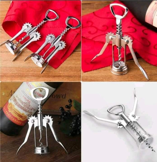 Stainless Steel Corkscrew Wine Opener